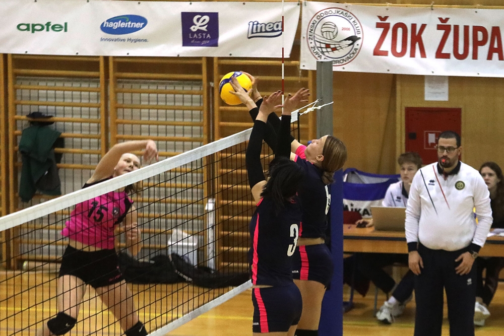 Župske odbojka&scaron;ice nakon pet setova na Mljekari slavile protiv ŽOK Ribola Ka&scaron;tela II (FOTO)