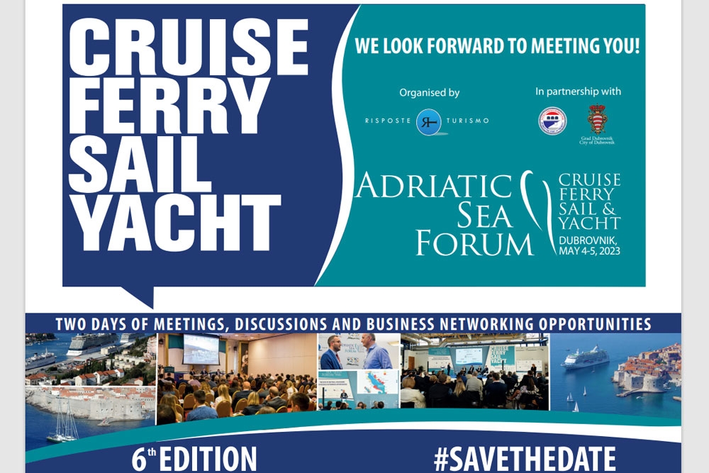 Adriatic Sea Forum - Cruise, Ferry, Sail &amp; Yacht 2023 u partnerstvu s Lučkom upravom Dubrovnik
