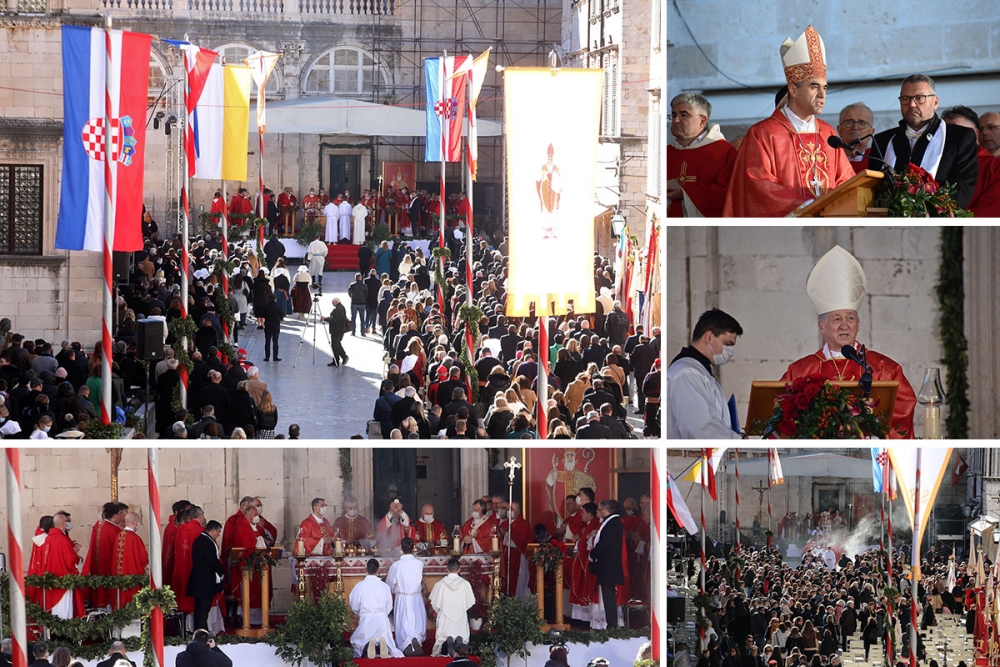 Kardinal Blase J. Cupich nadbiskup Chicaga predvodio svečanu euharistiju 1050. Feste sv. Vlaha (FOTO)
