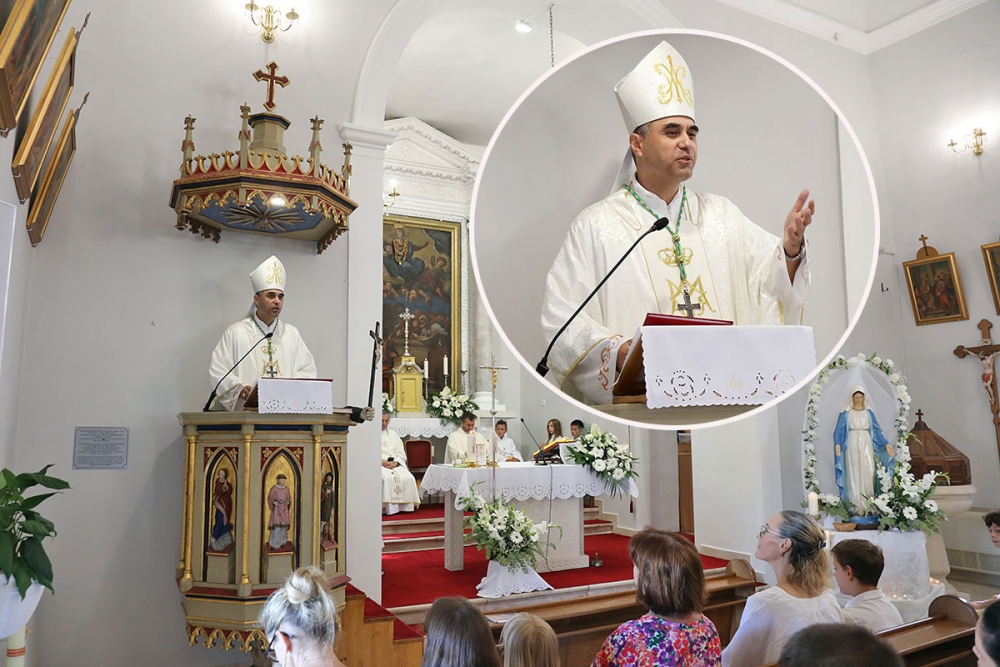 Biskup Roko Glasnović predvodio sredi&scaron;nje misno slavlje proslave Velike Gospe u Postranju (FOTO)