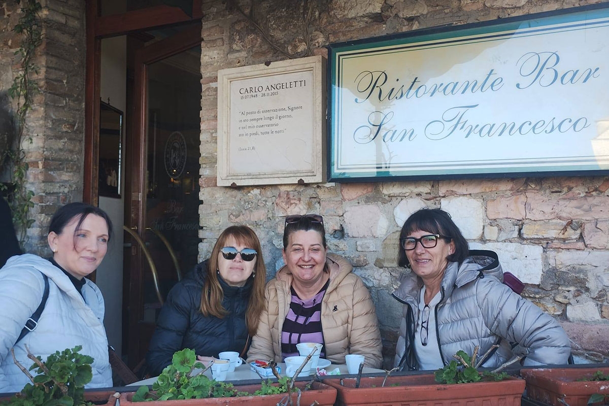 Antonia Kiridžija članica županijskog Dru&scaron;tva multiple skleroze na hodoča&scaron;ću sv. Franju u Asizu