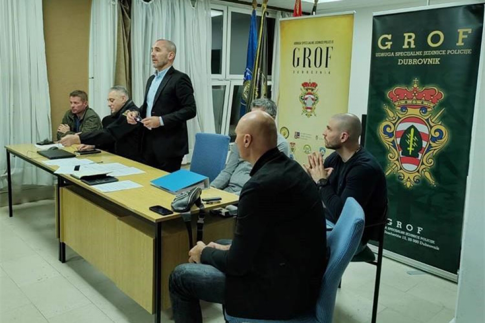 U prostorijama Interventne jedinice policije u Platu održana Skup&scaron;tina Udruge SJP GROF