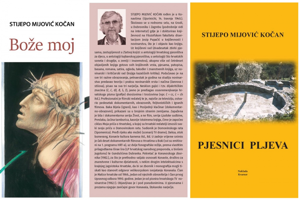 U Saloči od zrcala Stijepo Mijović Kočan predstavlja dvije nove knjige &bdquo;Bože moj&ldquo; i &bdquo;Pjesnici pljeva&ldquo;