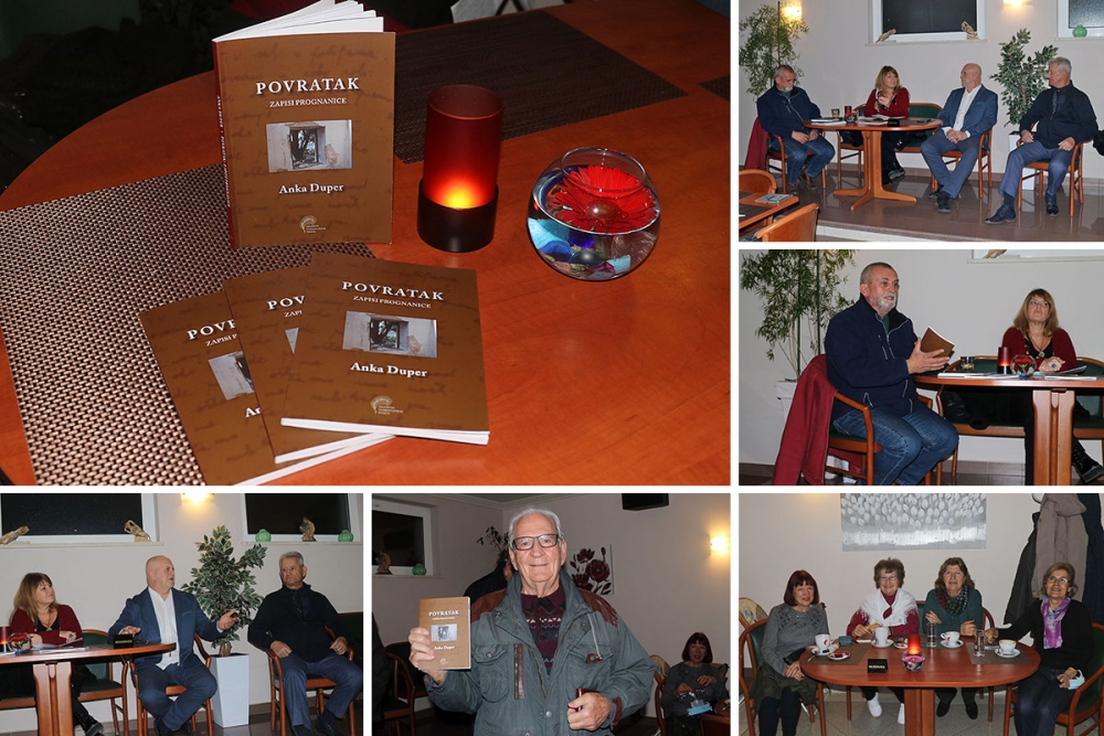 Župsko predstavljanje knjige Anke Duper „Povratak – zapisi prognanice” u restoranu Flamingo (FOTO)