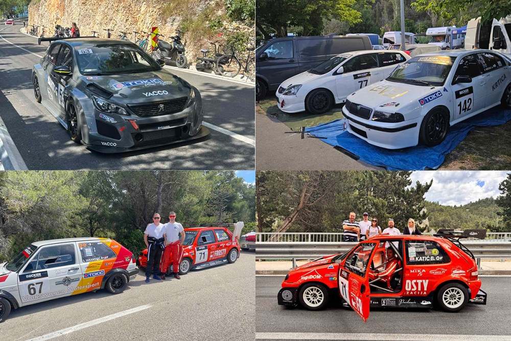 Auto klub Župa dubrovačka odlično otvorio sezonu na brdskim stazama; Drugo mjesto u Skradinu (FOTO)