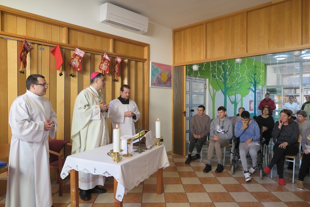 Biskup Roko Glasnović predvodio misno slavlje u Centru za rehabilitaciju Josipovac (FOTO)