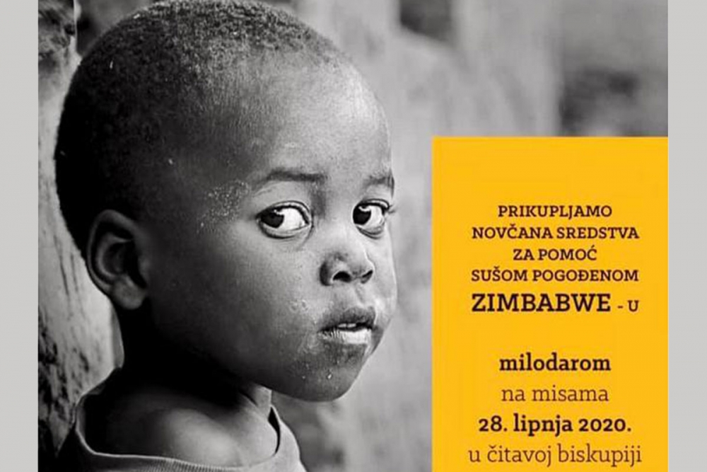 Caritas Dubrovačke biskupije pokreće akciju pomoći Zimbabweu: &quot;Mojih nekoliko kuna za obrok u Africi&quot;