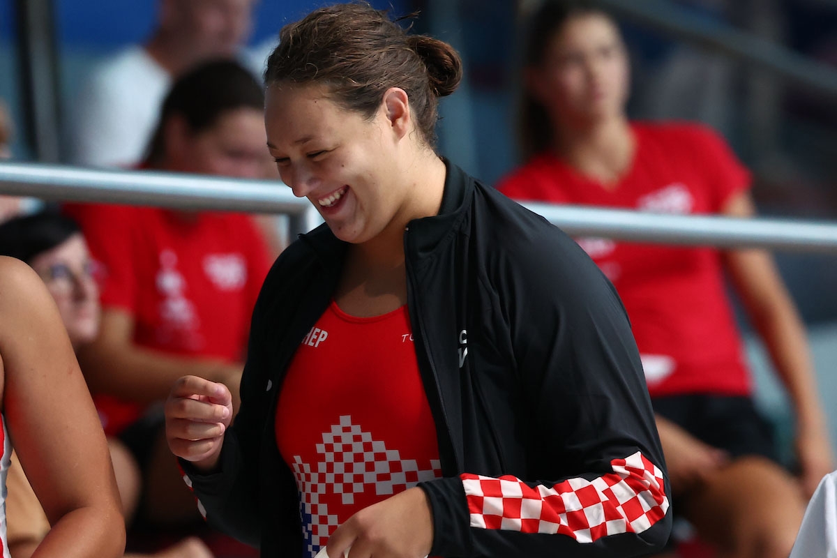 Nina Jazvin nastupila i postigla gol u prvoj utakmici ženske vaterpolo reprezentacije na svjetskim prvenstvima