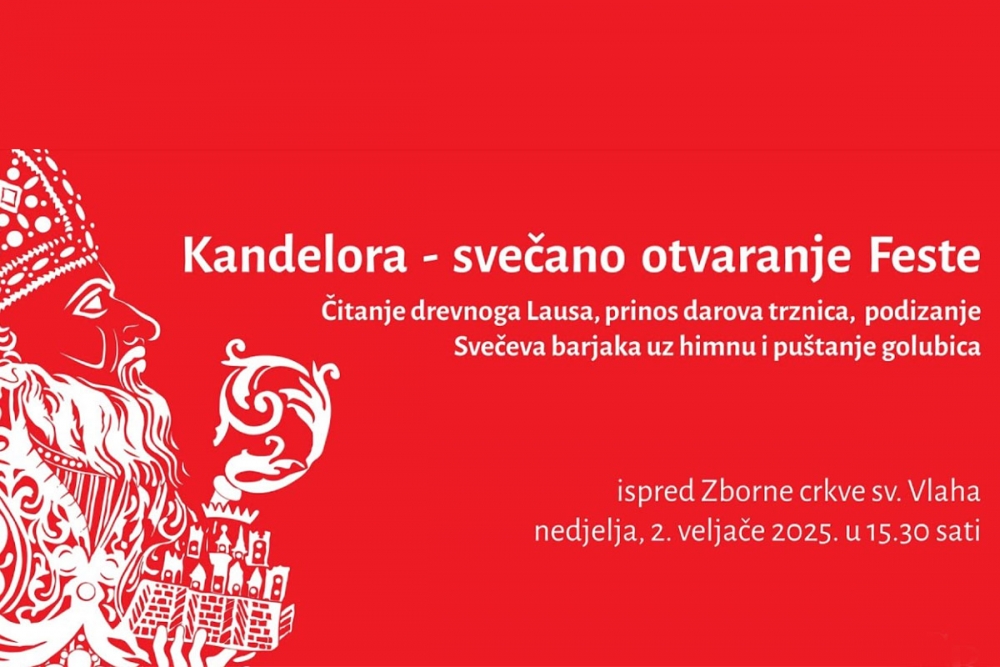 Svečano otvaranje Feste sv. Vlaha -  izravni prijenos (VIDEO)