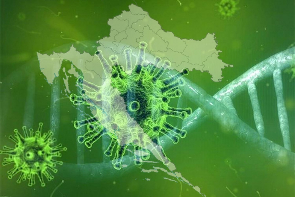 U protekla 24 sata 6.829 testiranja - 577 novih slučajeva zaraze,  potvrđena tri prva slučaja s britanskom mutacijom