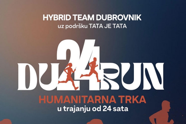 Sutra na atletskoj stazi stadiona Lapad 24-satna humanitarna utrka, prihod namijenjen Udruzi Dva skalina