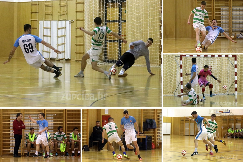 FOTOGALERIJA; Županijska malonogometna liga u dvorani na Mljekari, Plat izgubio od Sokola