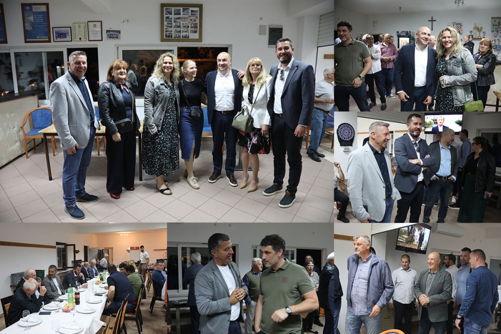 Druženje članova i simpatizera HDZ-a s kandidatima za načelnika i župana na Donjem Brgatu (FOTO)