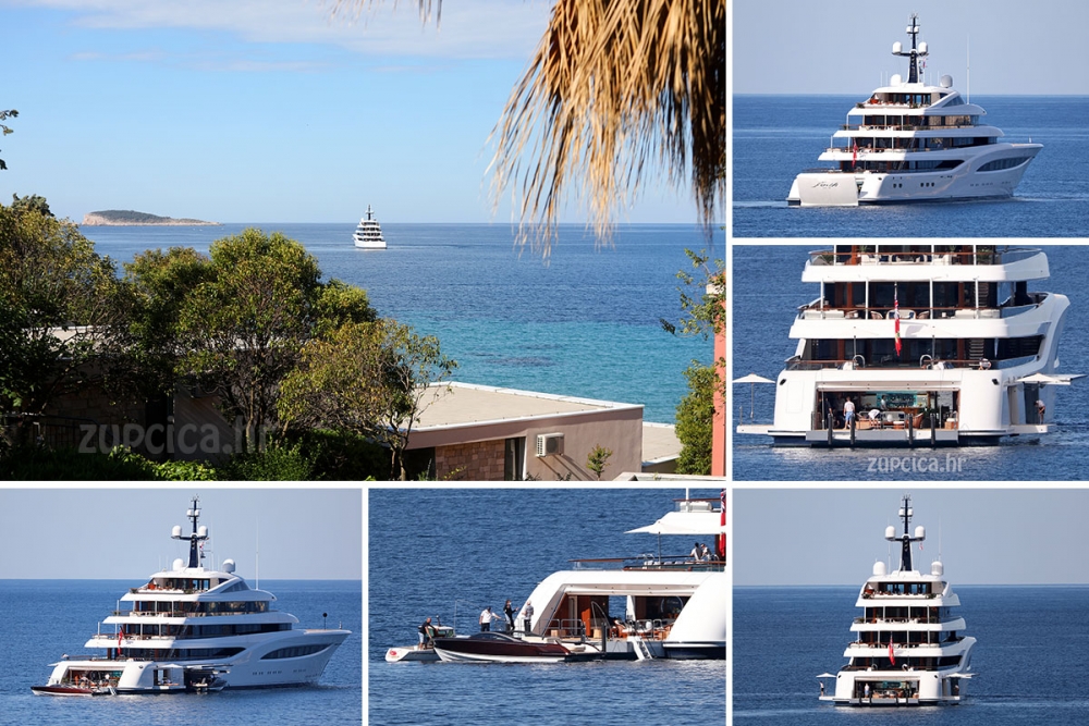 Faith kanadskog milijardera Lawrence Strolla prva ovogodi&scaron;nja megajahta u Župskom zaljevu (FOTOGALERIJA)