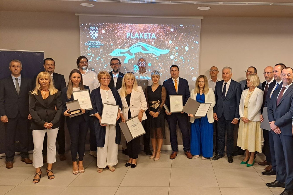 Nagrade ŽK Dubrovnik; Hotelu Mlini priznanje za dugogodi&scaron;nje uspje&scaron;no poslovanje i doprinos hrvatskom gospodarstvu