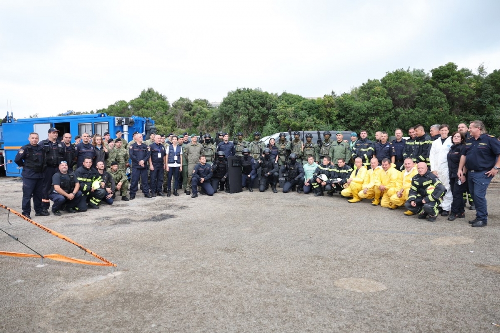 Na Prevlaci održana vježba na temu terorističkog napada uporabom &bdquo;prljave bombe&ldquo;