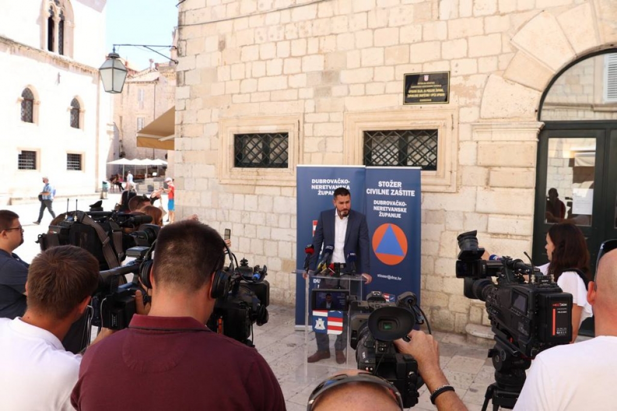 Stožer civilne za&scaron;tite Dubrovačko-neretvanske županije; Danas 14 novih slučajeva zaraze