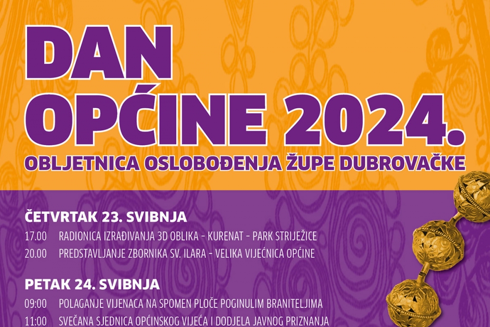 Danas počinje program obilježavanja Dana Općine i obljetnice oslobođenja Župe dubrovačke