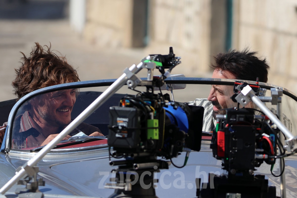 FOTOGALERIJA; Jutro na setu filma s Nicolasom Cageom i Pedrom Pascalom u Cavtatu