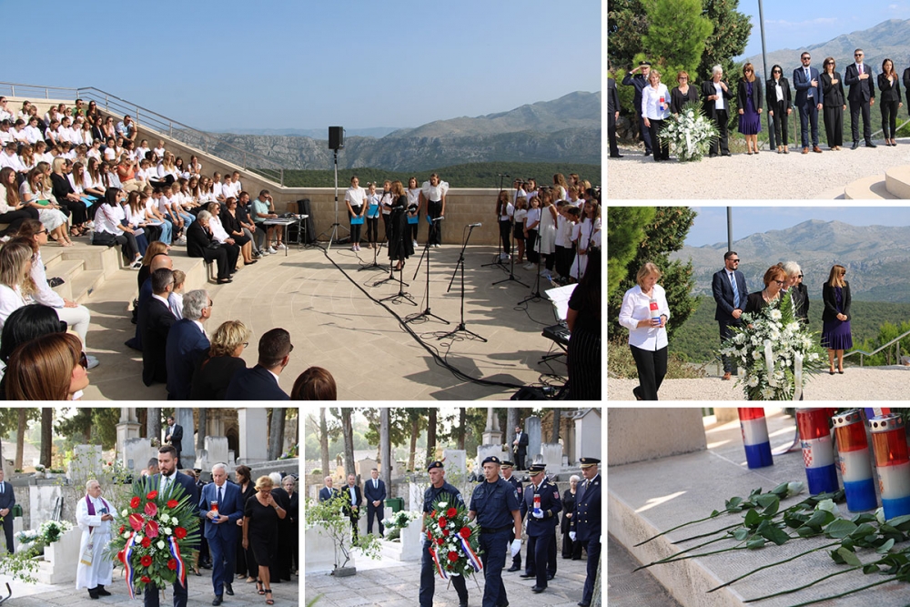 Da se ne zaboravi; Polaganje vijenaca u počast svima koji su živote dali za domovinu, program na Srđu (FOTO)