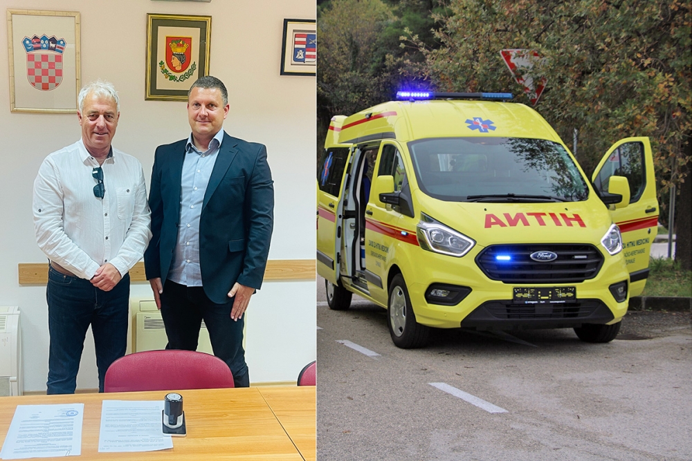 Općine Župa dubrovačka i Konavle zajedničkim sredstvima osigurale nabavu novog vozila za hitnu službu