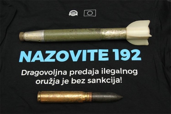 "Manje oružja, manje tragedija"; Građanin dragovoljno predao veću količinu streljiva