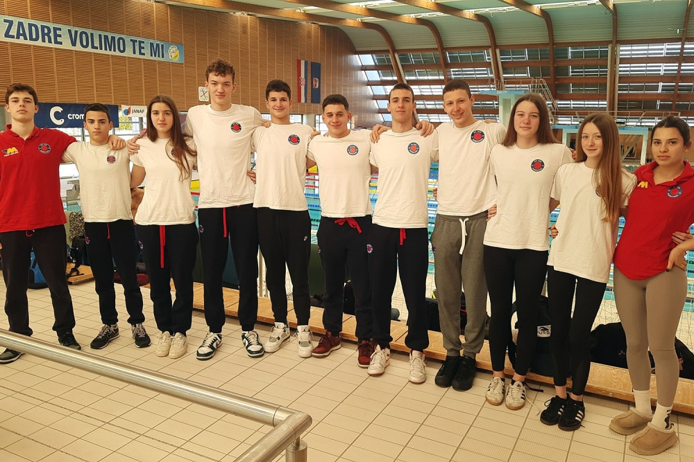 Župski plivači uspje&scaron;ni u žetvi medalja P.K. Jug na Regionalnom prvenstvu u Zadru