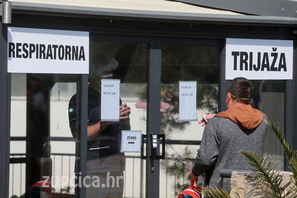 Danas u županiji čak 27 novih slučajeva, u OB Dubrovnik hospitalizirano je 19 osoba, tri na respiratoru