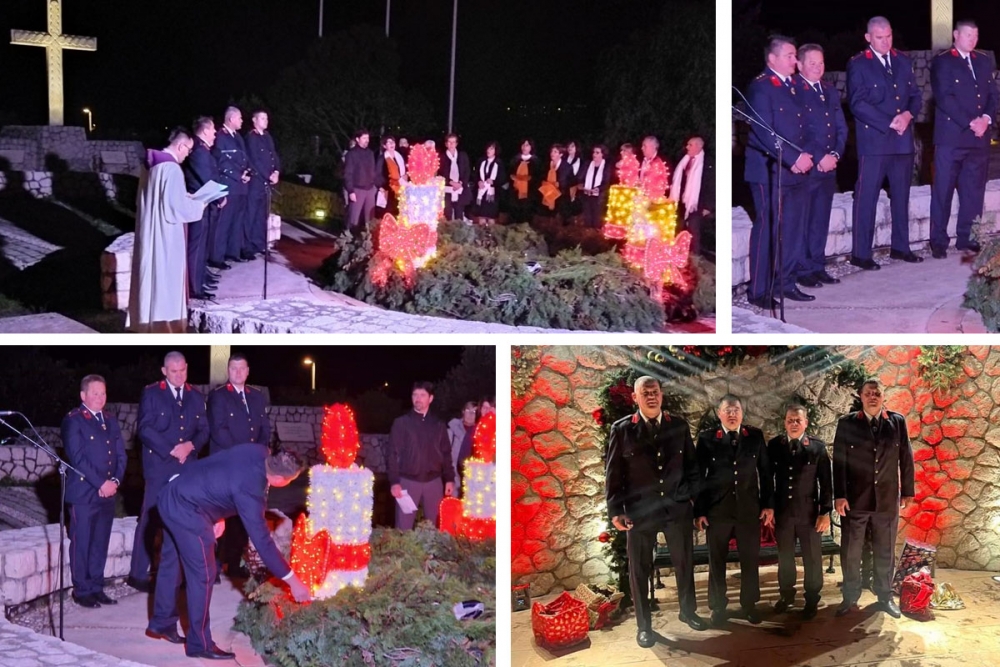 Advent u Mandaljeni; Predstavnici DVD-a Župa dubrovačka upalili četvrtu svijeću