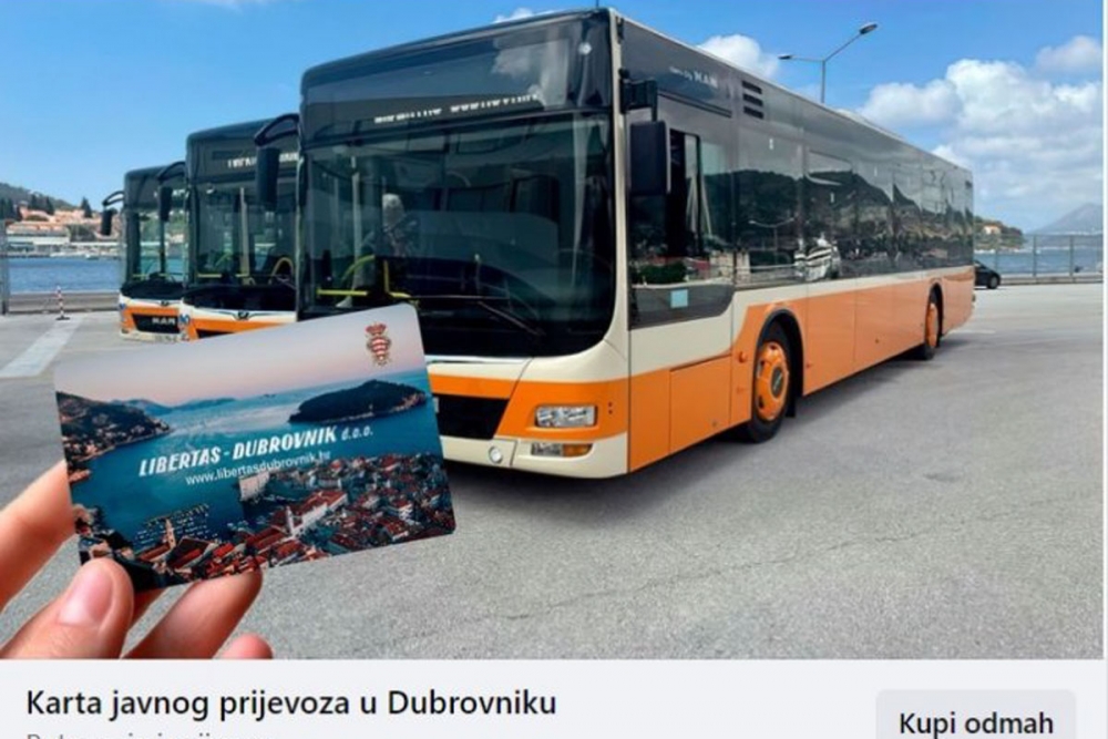 Libertas upozorava; Ne nasjedajte na prevaru, ponudu nepostojećih promotivnih kartica javnog prijevoza