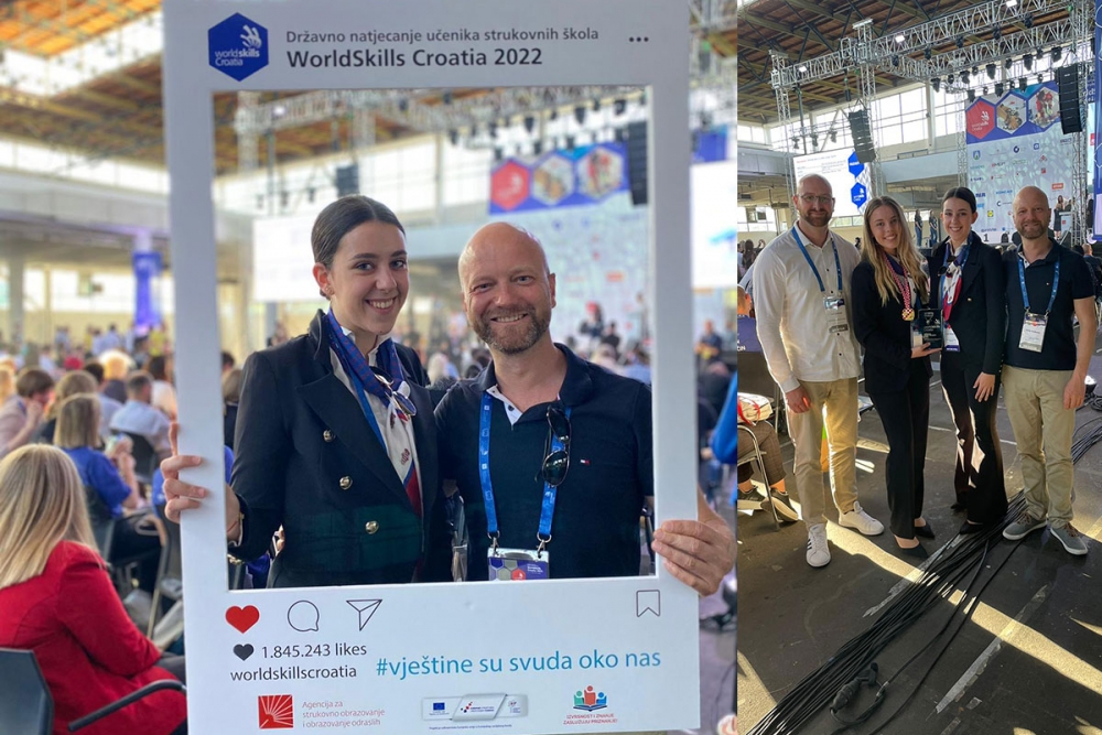 Uspjeh učenica Turističke i ugostiteljske &scaron;kole na Državnom natjecanju WorldSkills 2022.