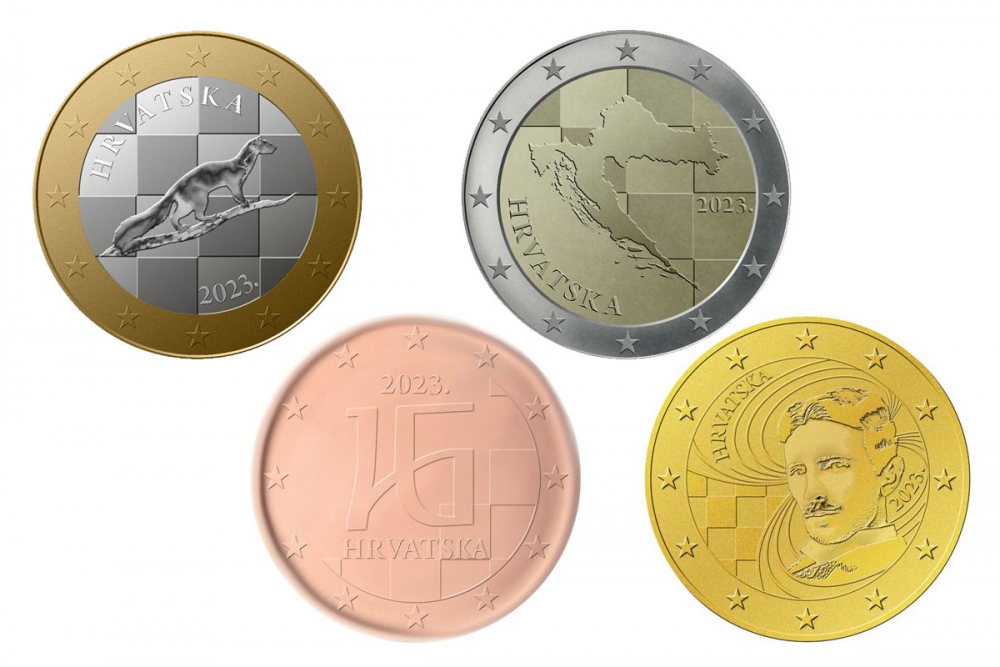 Predstavljen dizajn nacionalne strane hrvatskih  kovanica eura i centa (FOTO)