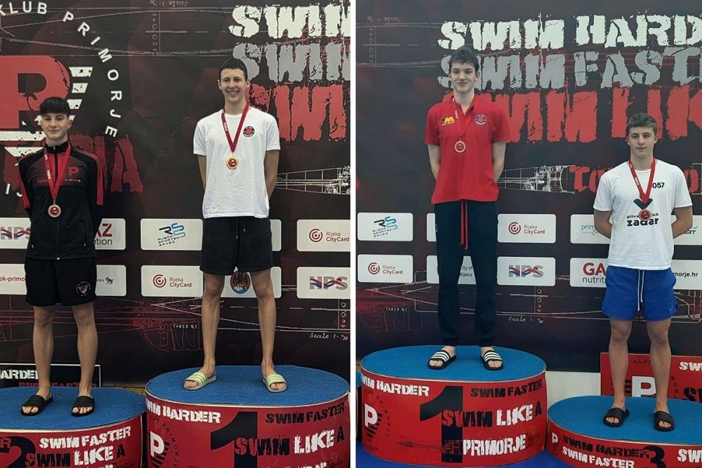 Luk&scaron;a Pavić postavio novi mlađejuniorski rekord Hrvatske, Niko Franković zlatni na 100 prsno &ndash; ml. juniori