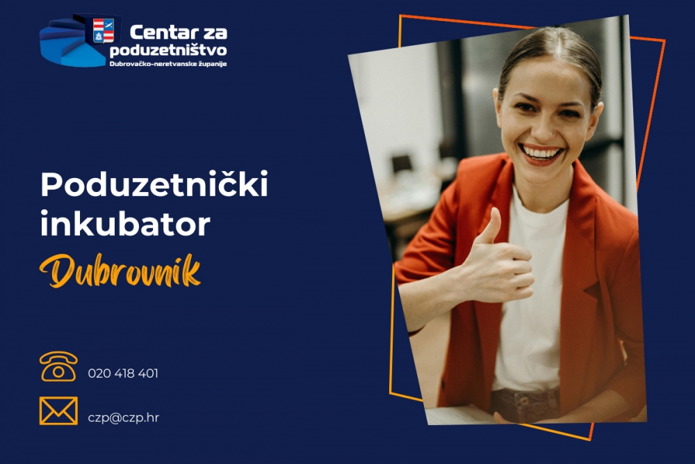 Objavljen Javni poziv za subvencionirano kori&scaron;tenje poslovnog prostora u Poduzetničkom inkubatoru Dubrovnik