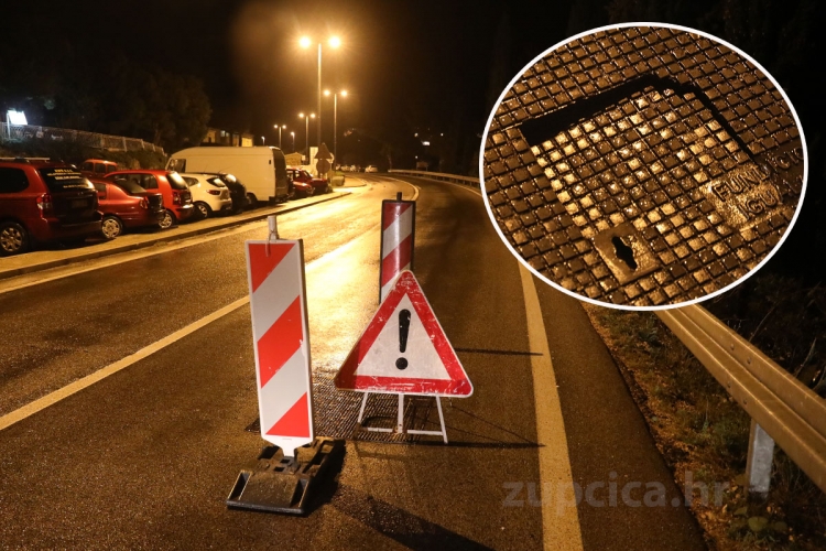 Zbog puknuća &scaron;ahta el. instalacija preko Trgovi&scaron;ta uz regulaciju semaforima (FOTO)