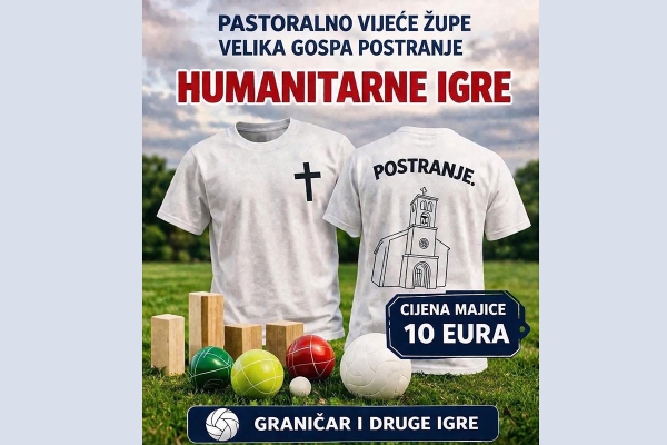Ove nedjelje - Humanitarne igre u Postranju: Zajedni&scaron;tvo, sport i dobra djela
