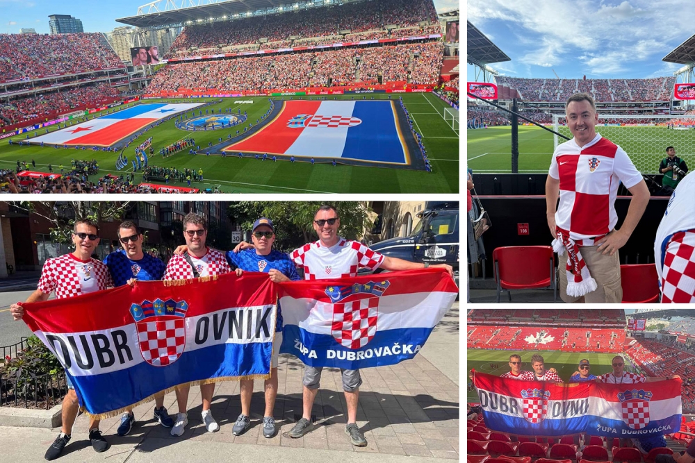 Hrvatska noćas igra protiv Paname; Zastava iz Župe dubrovačke na ulicama Toronta (FOTO)
