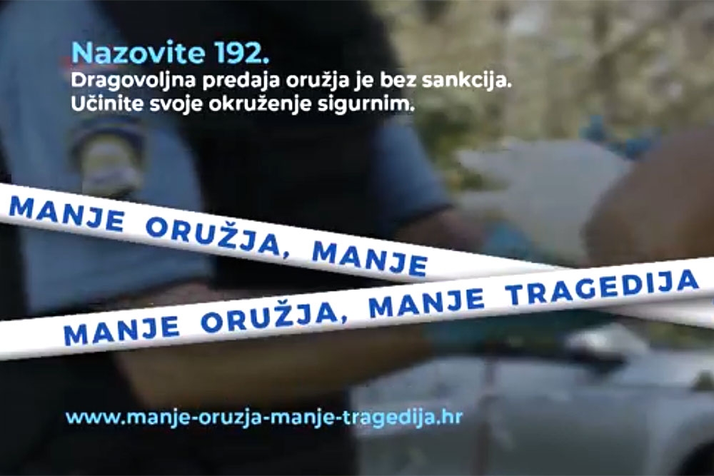 Policija najavljuje provedbu modernizirane kampanje &bdquo;Manje oružja, manje tragedija&ldquo;