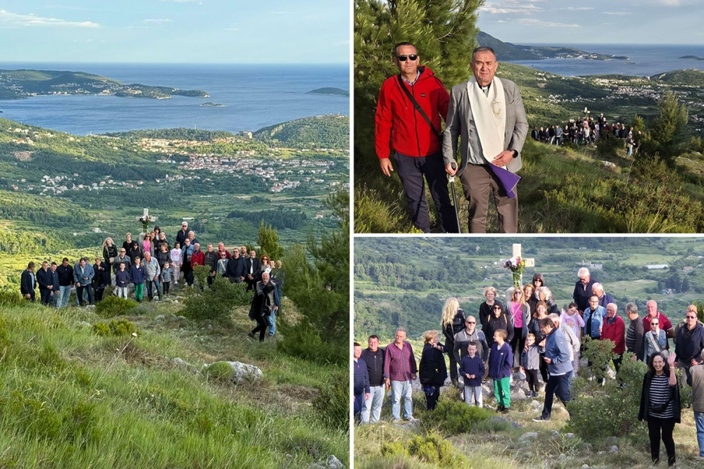 Župljani Postranja i Brgata nastavili staru tradiciju blagoslova križa i polja na Ivanici (FOTO)