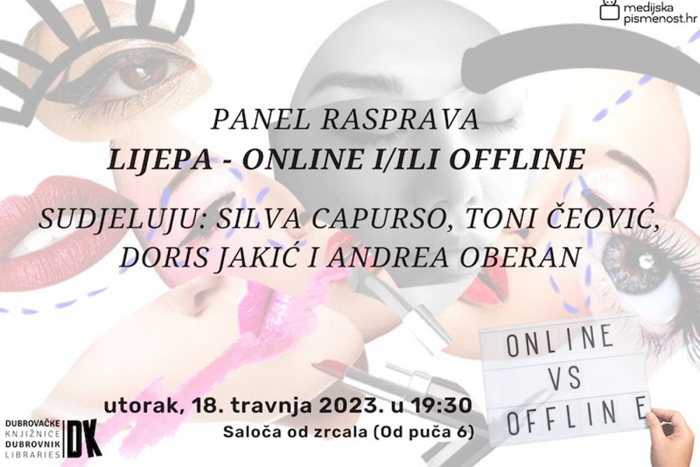 "Lijepa - online i/ili offline" - panel rasprava u Saloči od zrcala