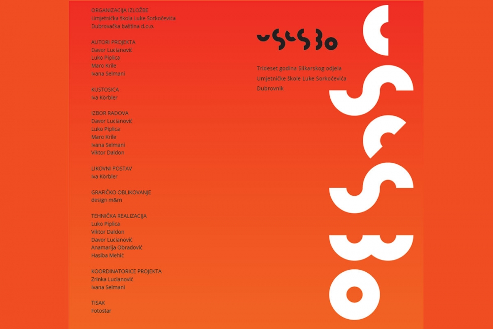 Izložba u Lazaretima; 30 godina Slikarskog odjela Umjetničke &scaron;kole Luke Sorkočevića u Dubrovniku