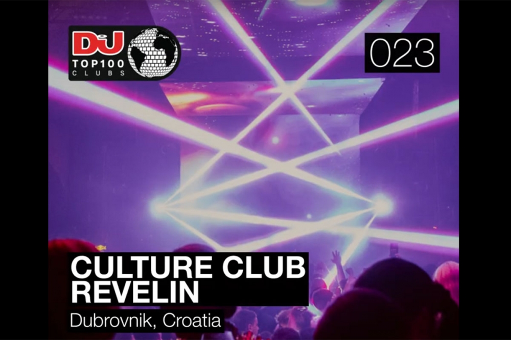 DJ Mag Top 100 ljestvica najboljih klubova; Culture Club Revelin postao 23. klub u svijetu