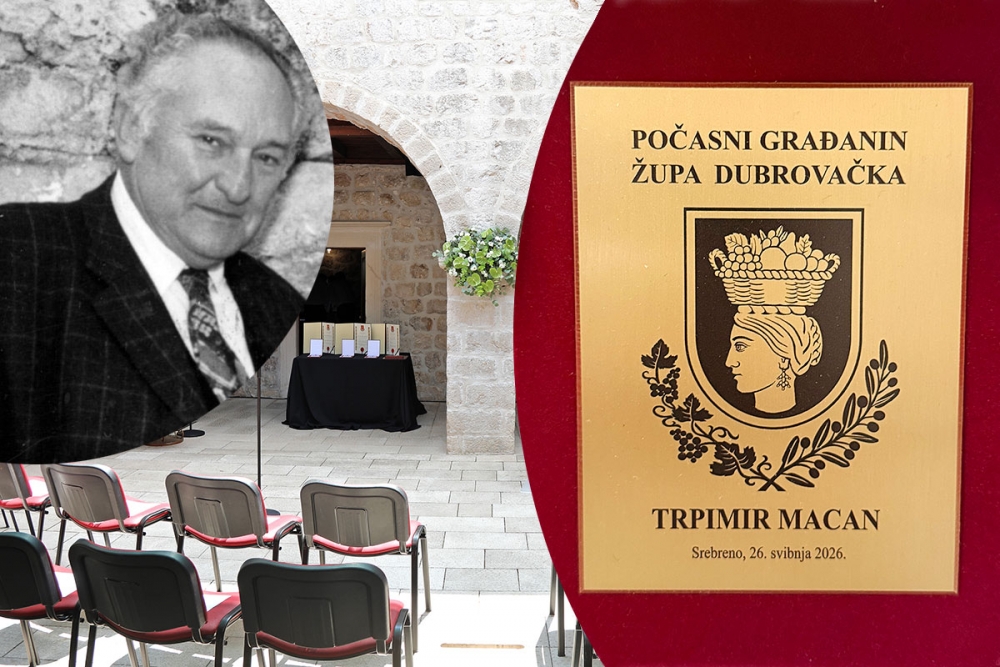 Trpimir Macan -"Počasni građanin Općine Župa dubrovačka"
