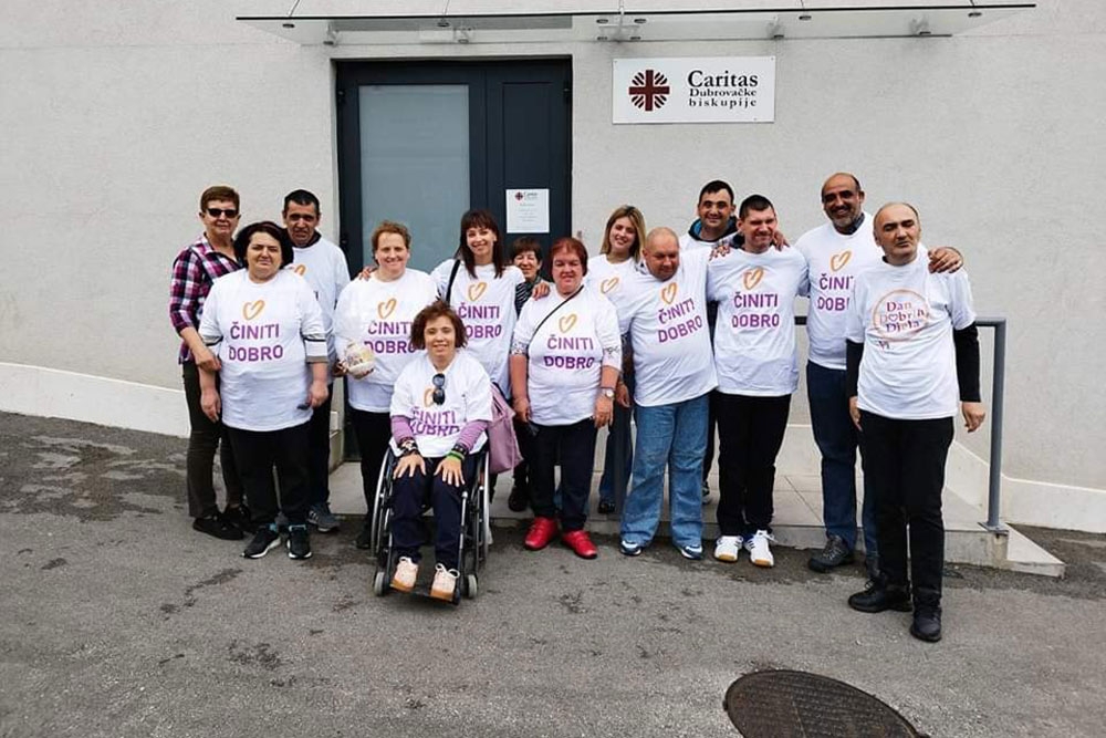 Dan dobrih djela; Korisnici Centra Josipovac volontirali u Caritasu Dubrovačke biskupije (FOTO)