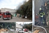 Požar u Srebrenom; Gorjelo na prostoru uz skladi&scaron;te Jyska i boćarsku dvoranu (FOTOGALERIJA)