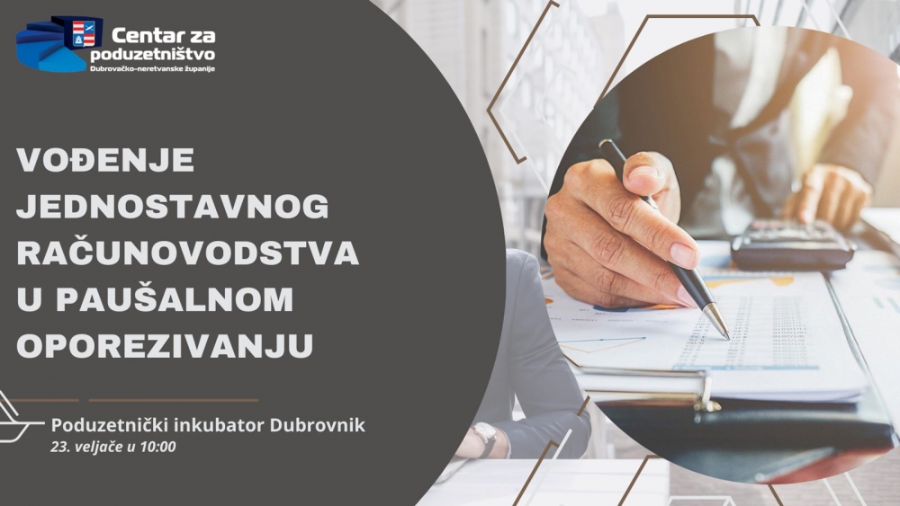 Prijavite se na besplatnu radionicu &ldquo;Vođenje jednostavnog računovodstva u pau&scaron;alnom oporezivanju&rdquo;