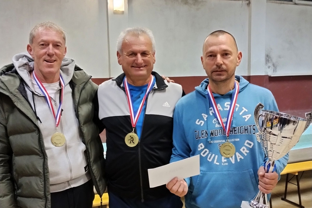 Vlaho Butrica, Miro Mihaljević i Alen Franić pobjednici Zimskiog turnira parova na Gornjem Brgatu
