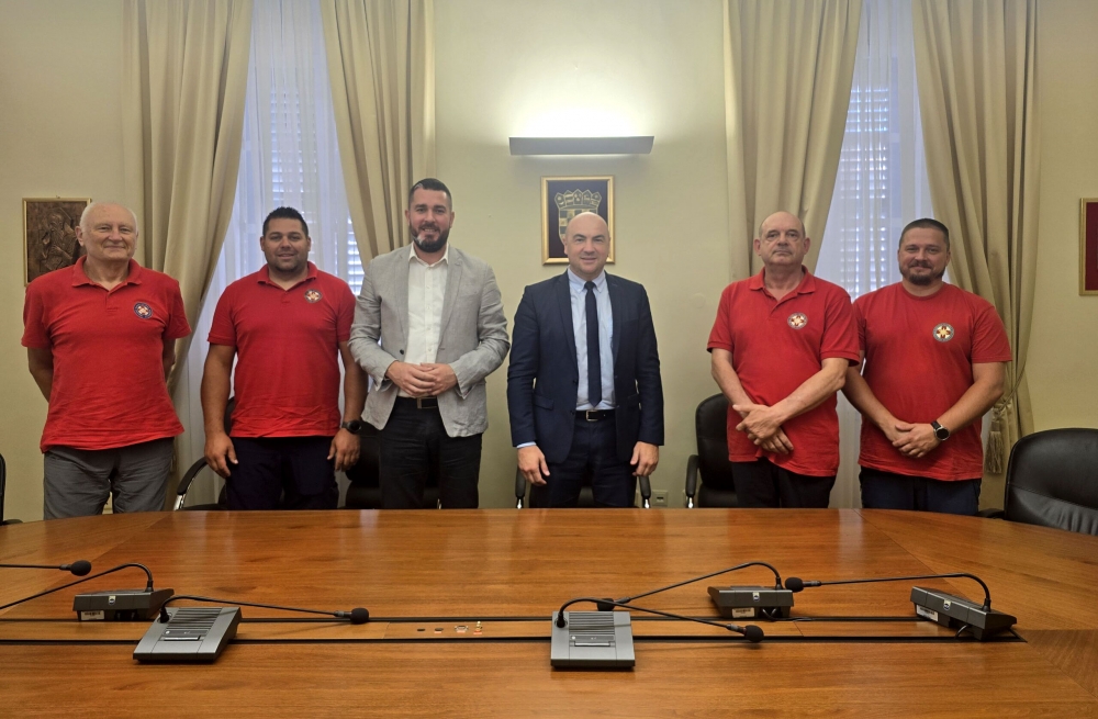 Župan Pezo i zamjenik Cebalo primili predstavnike Hrvatske gorske službe spa&scaron;avanja