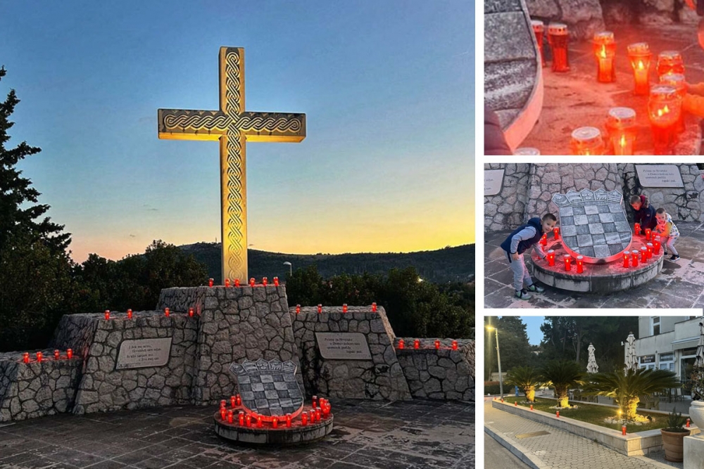 Uoči 33.  obljetnice stradanja Grada heroja - U Župi i večeras Vukovar svijetli (FOTO)